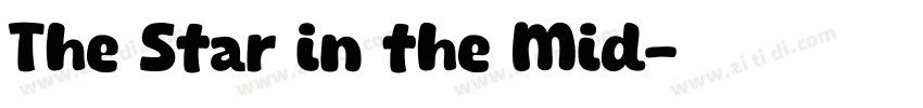 The Star in the Mid字体转换